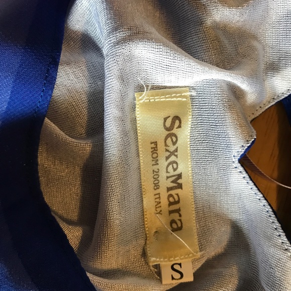 SexeMara Dress with Nude Lining Size Small - Picture 2 of 6